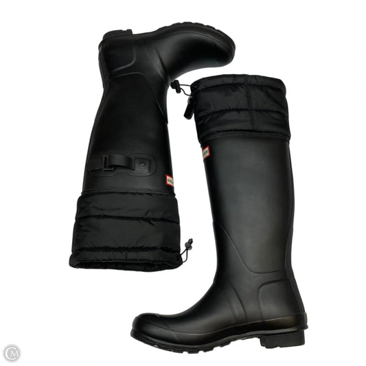 Boots Designer By Hunter In Black, Size: 8