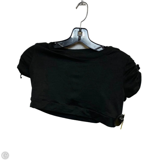 Athletic Top Short Sleeve By Mono B In Black, Size: L