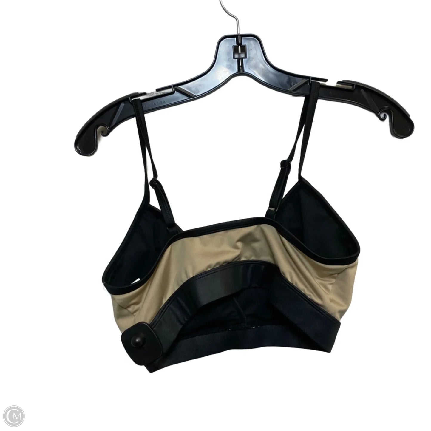 Athletic Bra By Cali In Black & Brown, Size: M