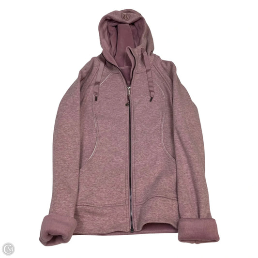 Athletic Jacket Designer By Lululemon In Pink, Size: S