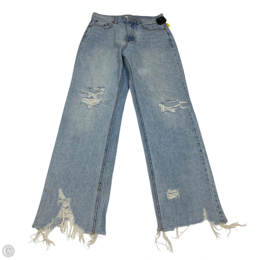 Jeans Straight By Bdg In Blue Denim, Size: 4