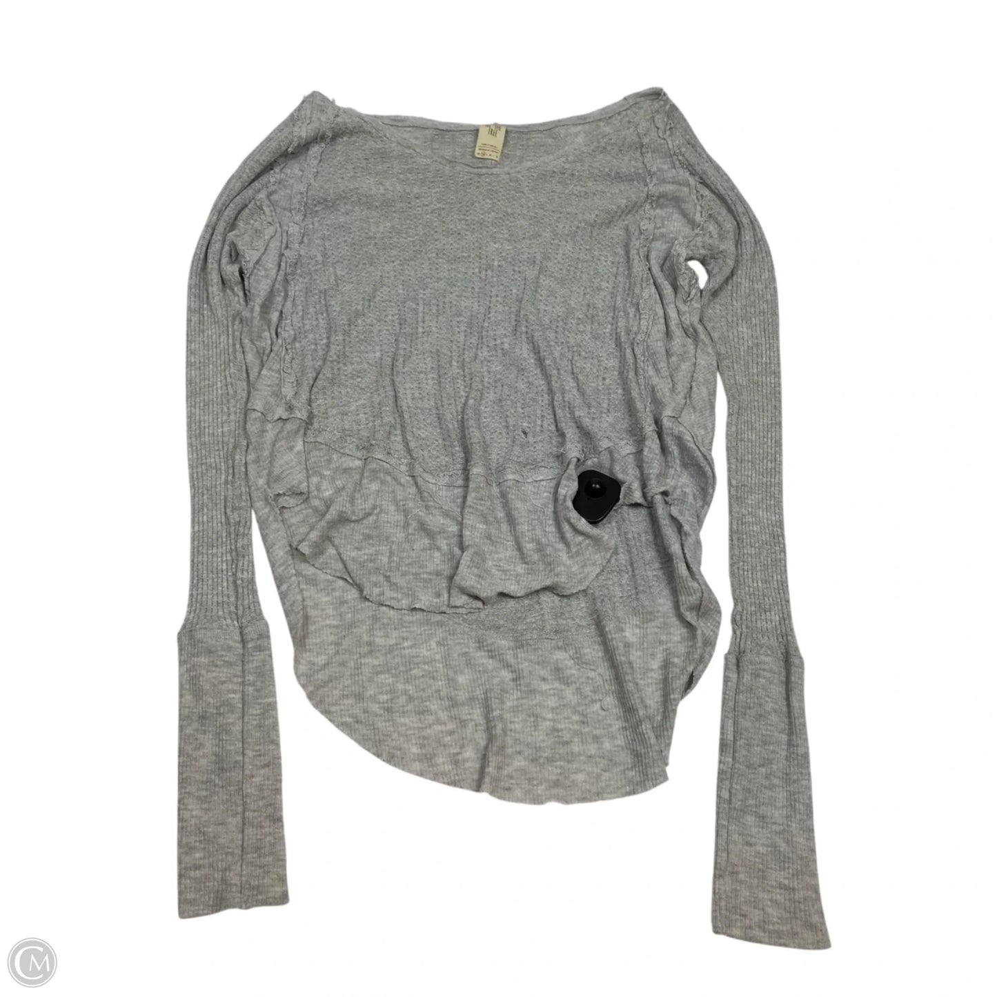 Top Long Sleeve By We The Free In Grey, Size: Xs
