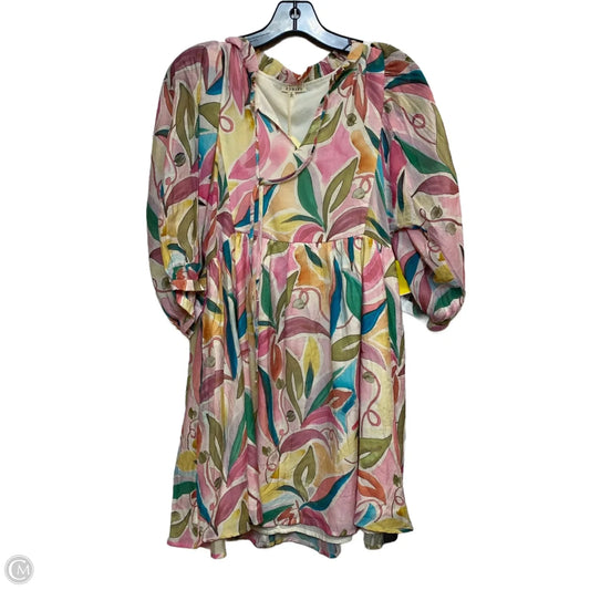 Dress Casual Short By Jodifl In Blue & Pink, Size: S