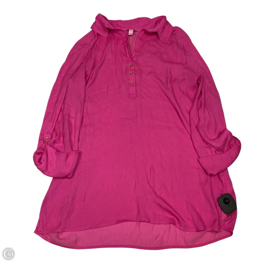 Top Long Sleeve Designer By Lilly Pulitzer In Pink, Size: M