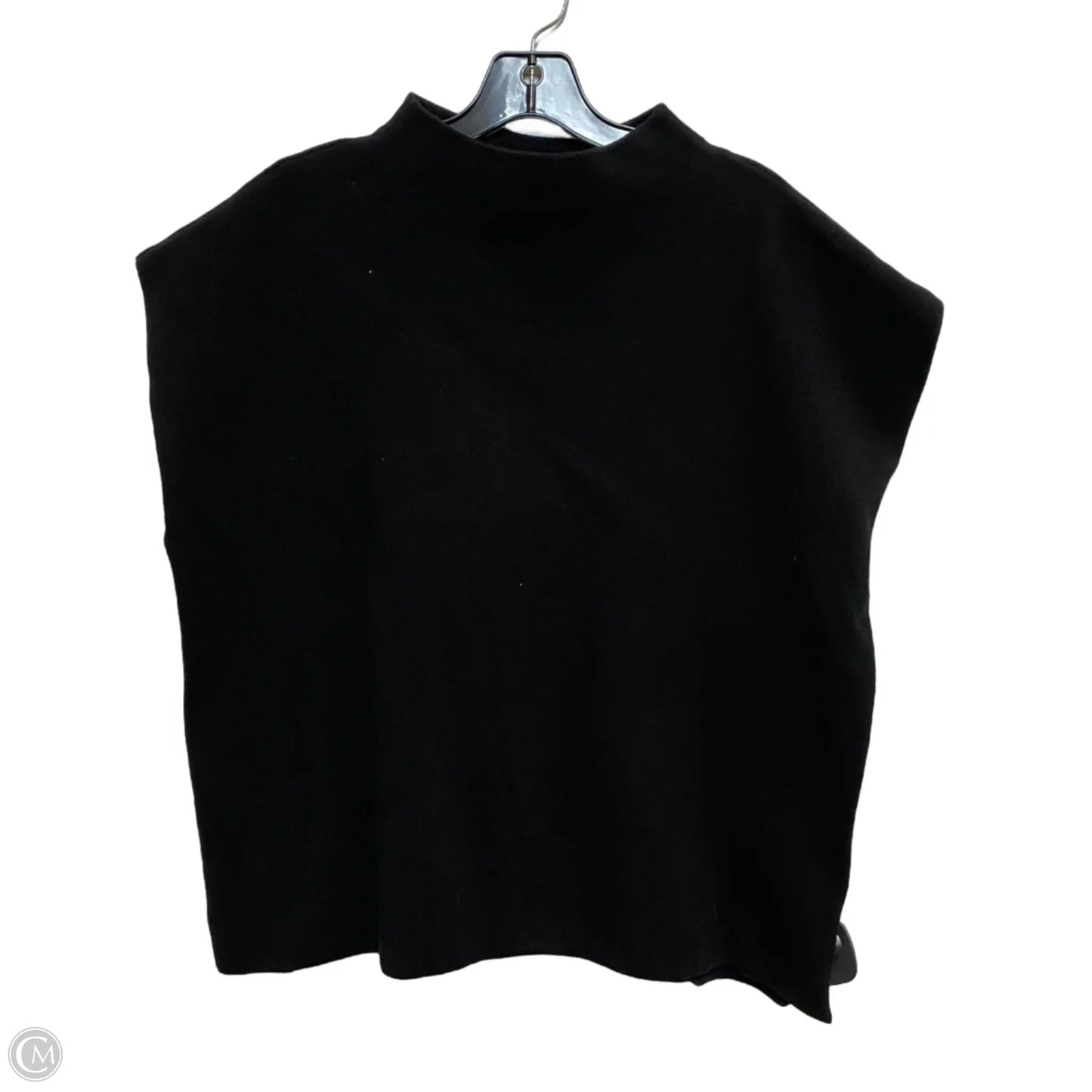 Sweater Short Sleeve By Limited In Black, Size: Xl