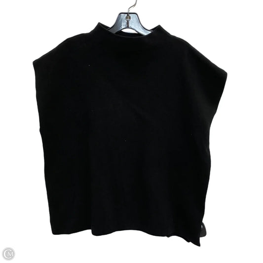 Sweater Short Sleeve By Limited In Black, Size: Xl