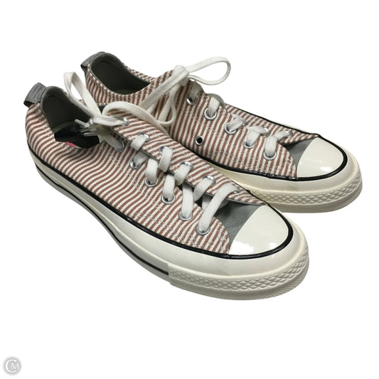 Shoes Sneakers By Converse In Brown & Cream, Size: 9