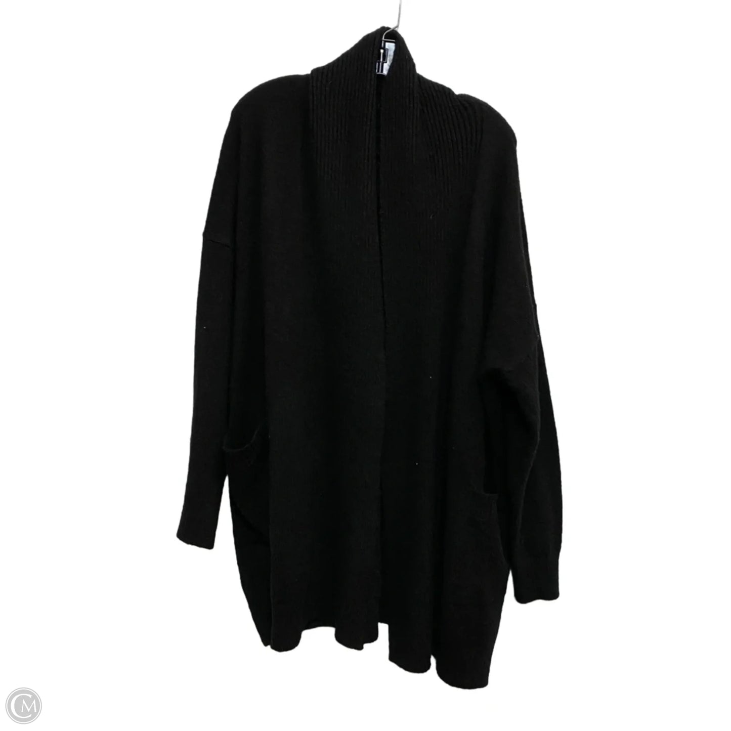 Sweater Cardigan By Time And Tru In Black, Size: Xl