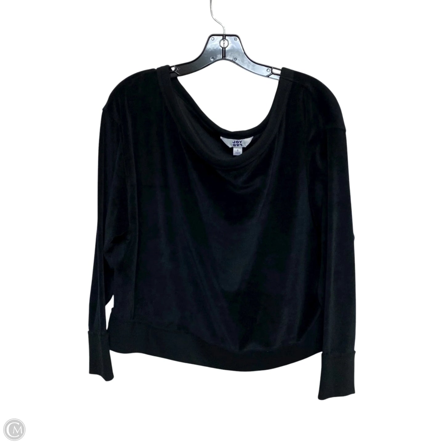 Athletic Sweatshirt Crewneck By Joy Joy In Black, Size: S