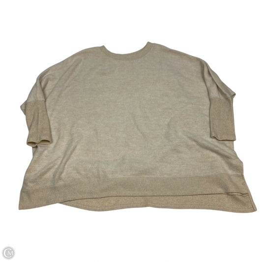 Top 3/4 Sleeve By Cherish In Tan, Size: L