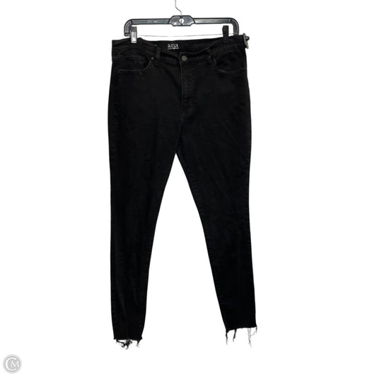 Jeans Skinny By Ana In Black Denim, Size: 14