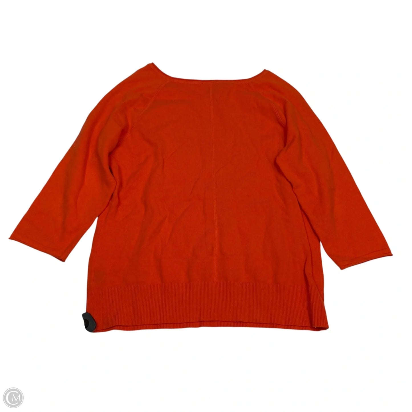 Top 3/4 Sleeve By West Bound In Orange, Size: L