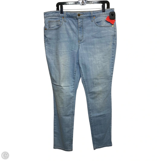 Jeans Skinny By Universal Thread In Blue Denim, Size: 16