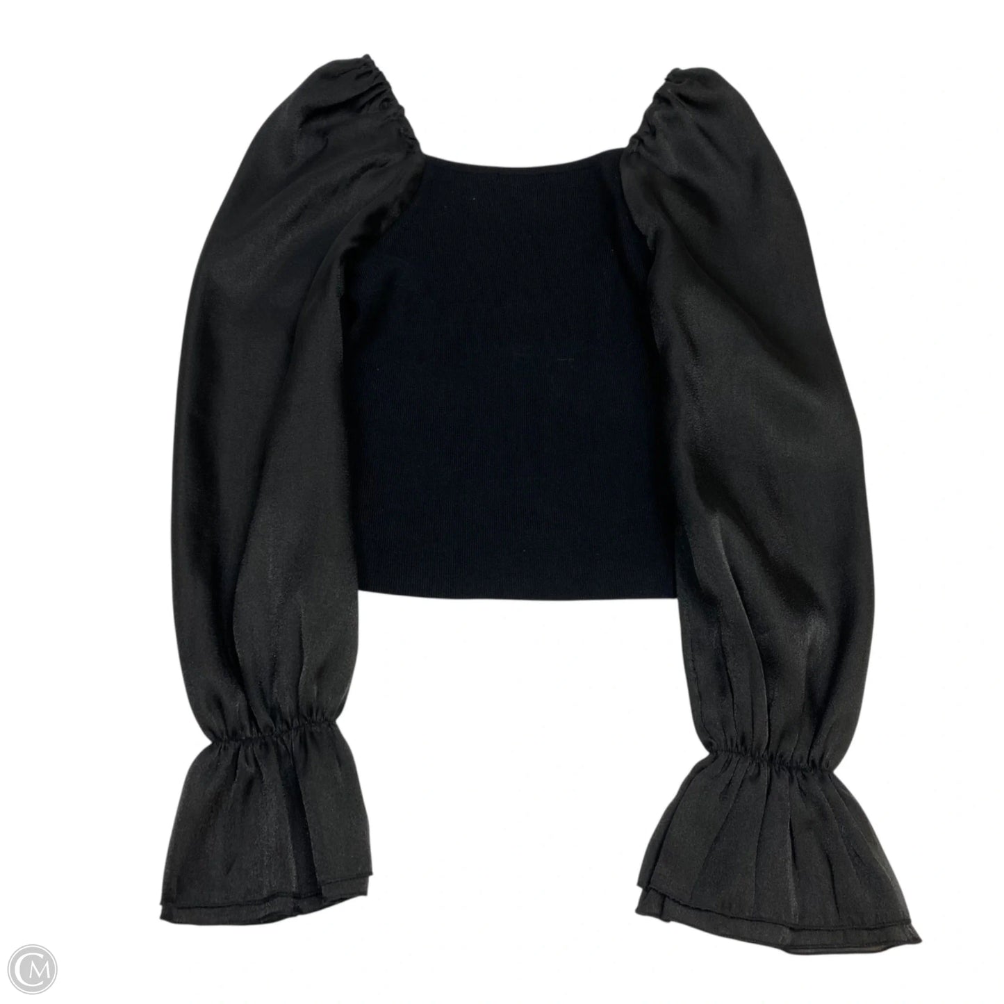 Tunic 3/4 Sleeve By Versona In Black, Size: S