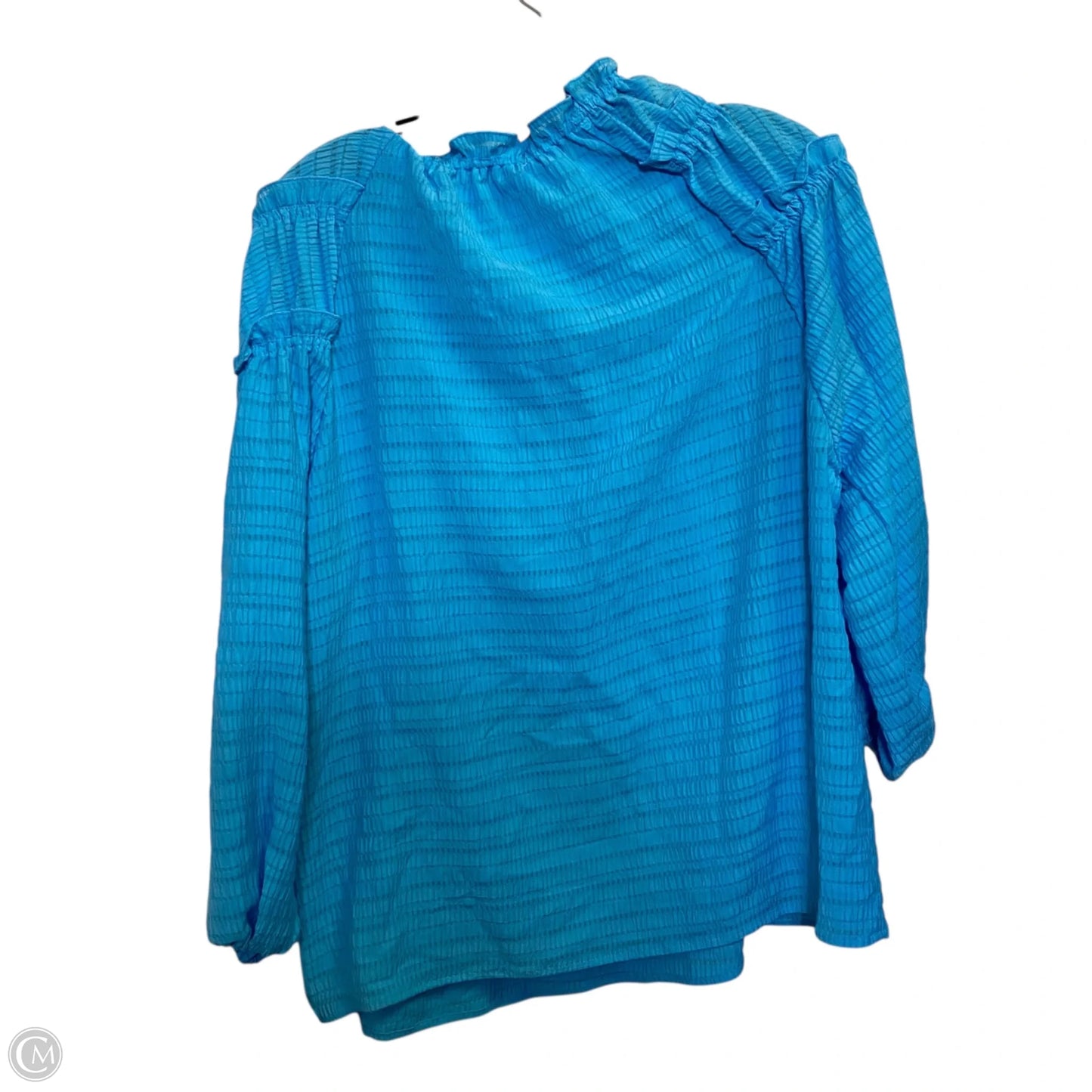 Top Long Sleeve By Hester 7 Orchard In Blue, Size: S