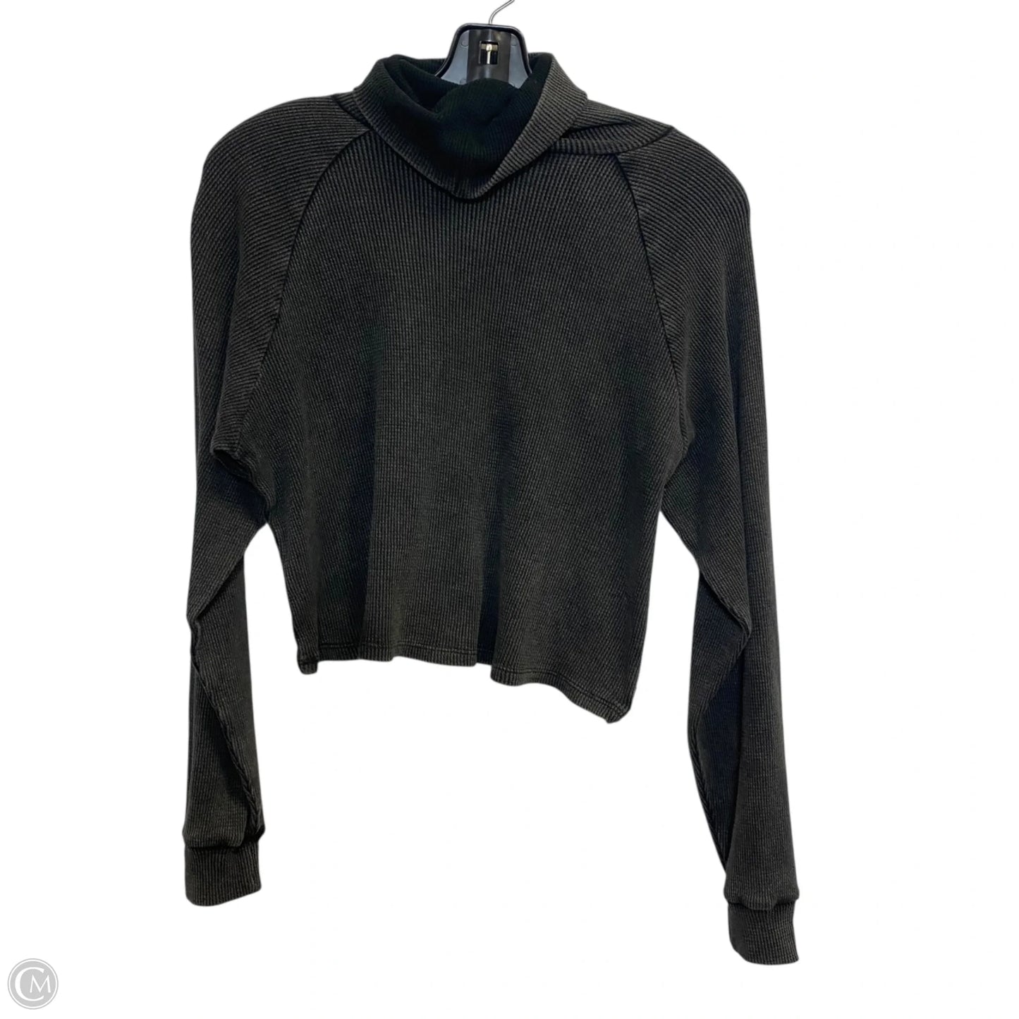 Top Long Sleeve By Pacsun In Grey, Size: S