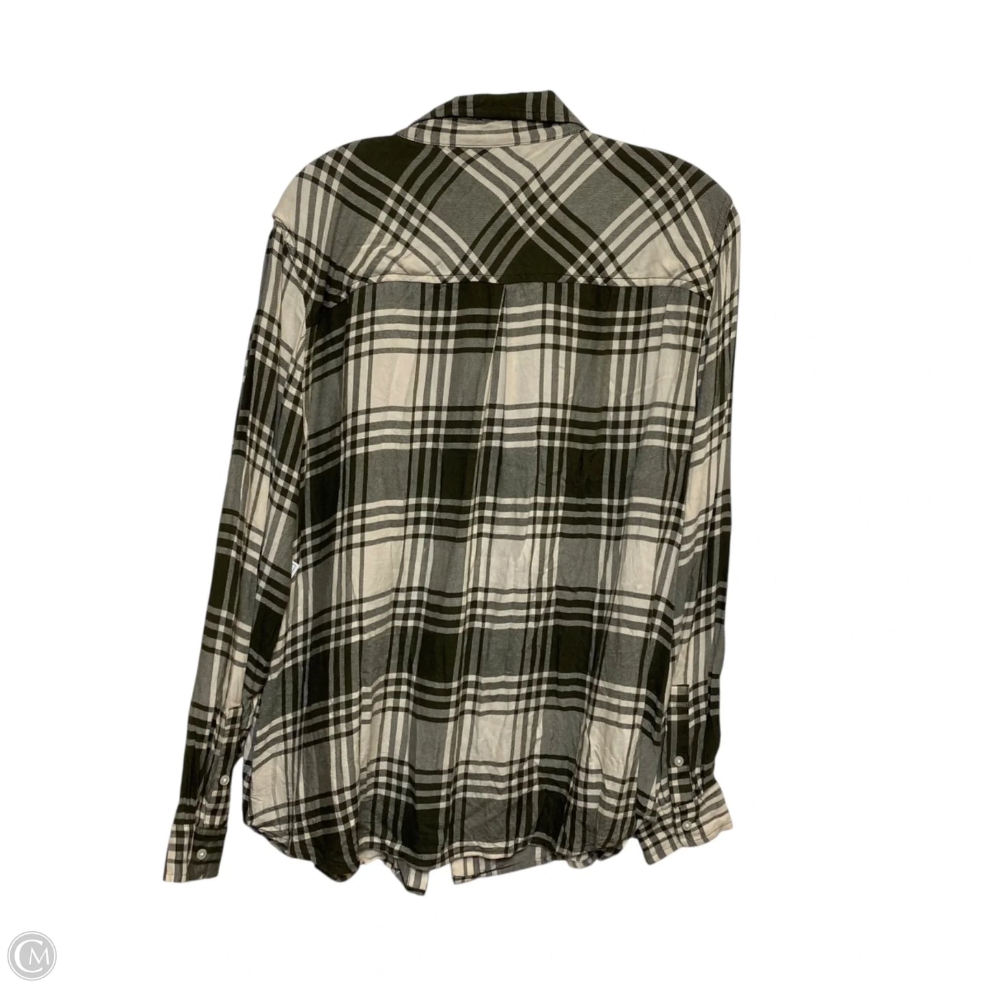 Top Long Sleeve By Lucky Brand In Green, Size: Xl