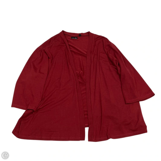 Cardigan By Te Amo Skiss In Red, Size: 2x