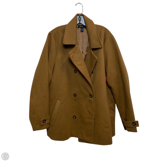 Coat Peacoat By Forever 21 In Brown, Size: 3x