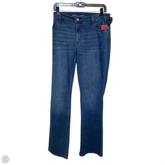 Jeans Boot Cut By Old Navy In Blue Denim, Size: 14