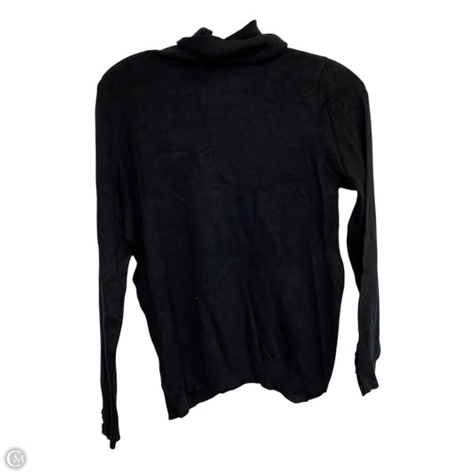 Top Long Sleeve By Ann Taylor In Black, Size: L