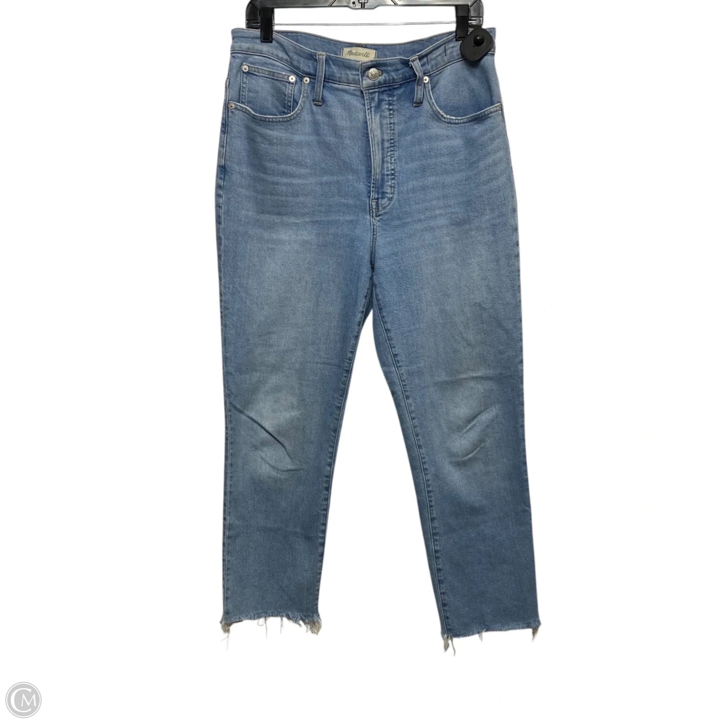 Jeans Straight By Madewell In Blue Denim, Size: 10