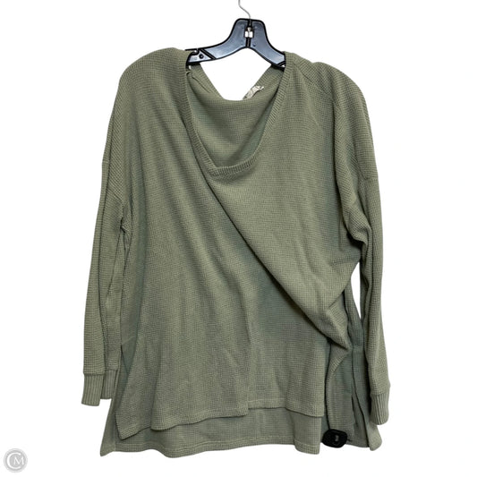 Top 3/4 Sleeve By Pink Rose In Green, Size: 1x