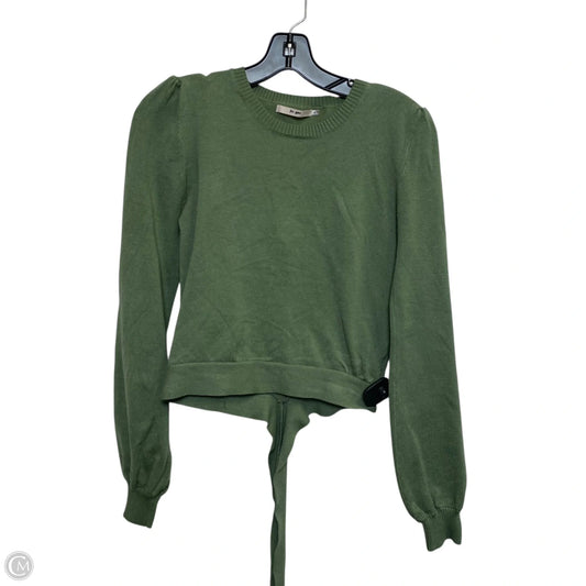 Top Long Sleeve By Culture Cade In Green, Size: M