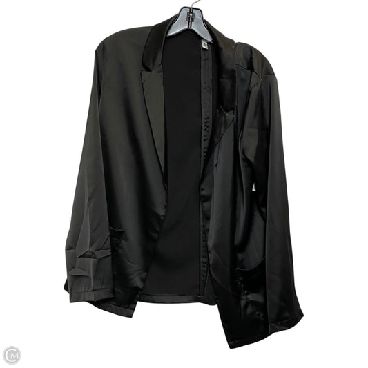 Top Long Sleeve By Glam In Black, Size: L