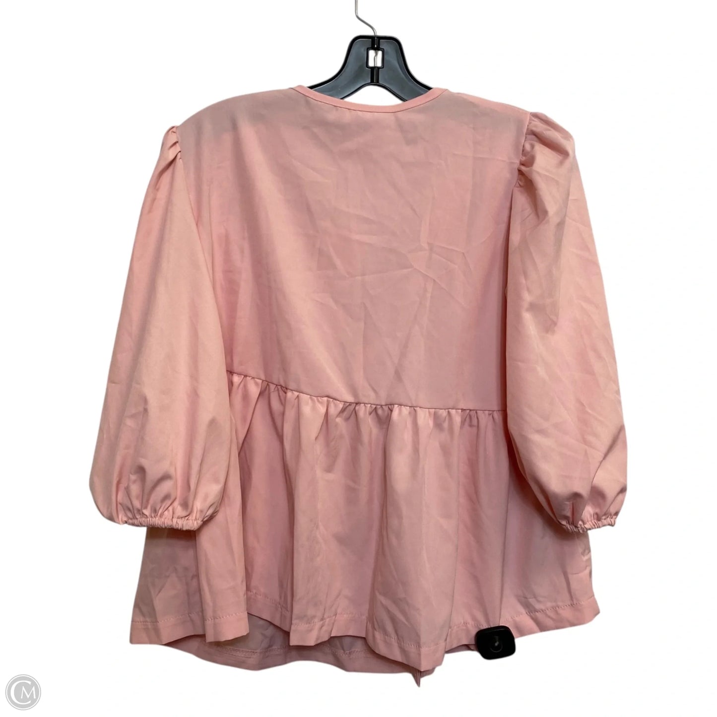 Top Long Sleeve By Shein In Pink, Size: S