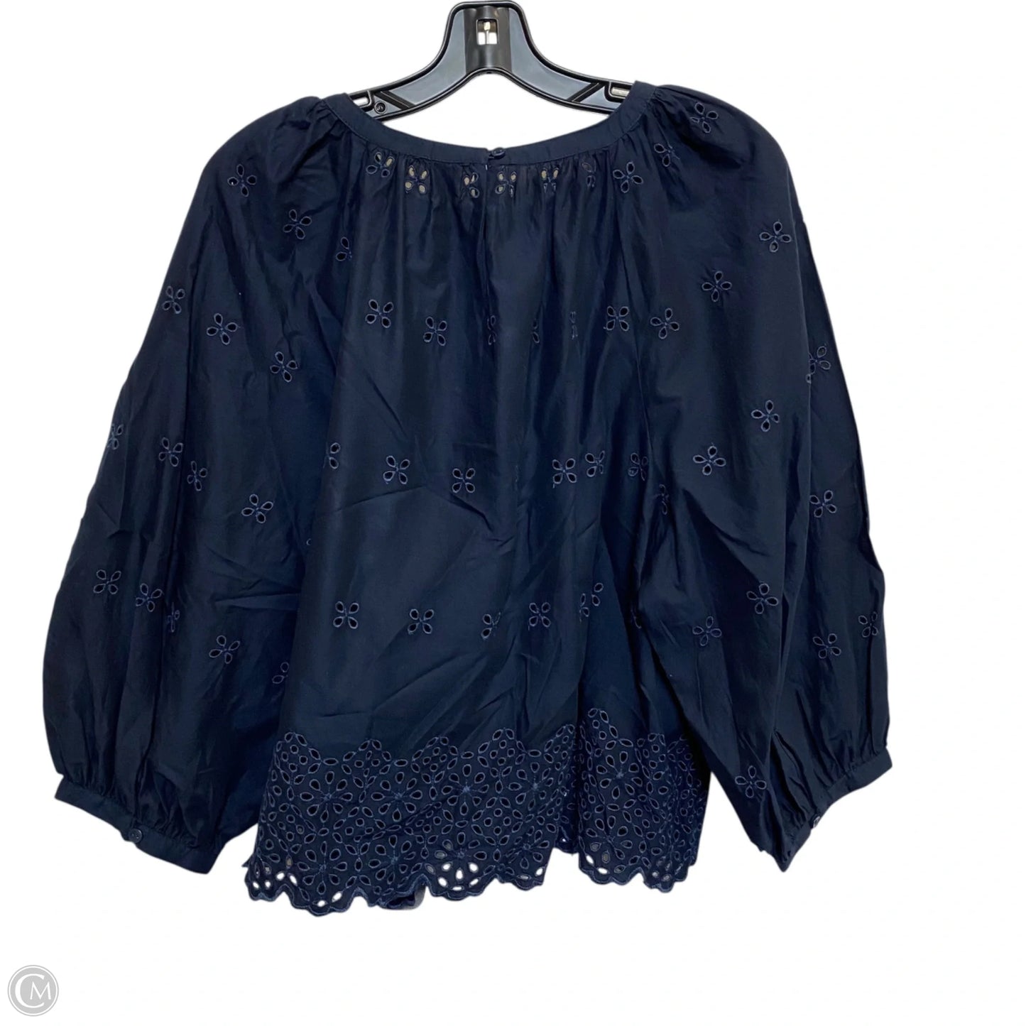 Top Long Sleeve By Old Navy In Navy, Size: M