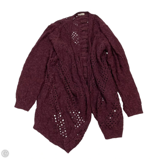 Sweater Cardigan By Maurices In Red, Size: Xxl
