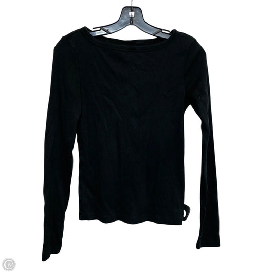 Top Long Sleeve Basic By Universal Thread In Black, Size: M