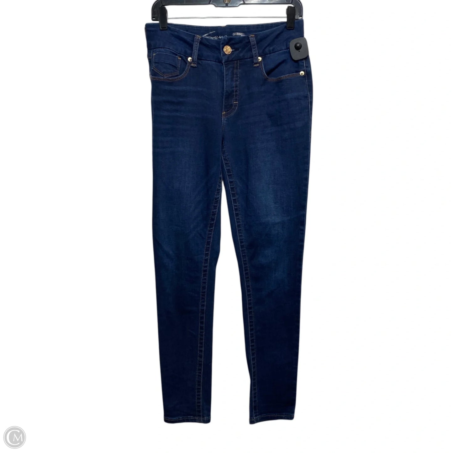 Jeans Skinny By Seven 7 In Blue Denim, Size: 10