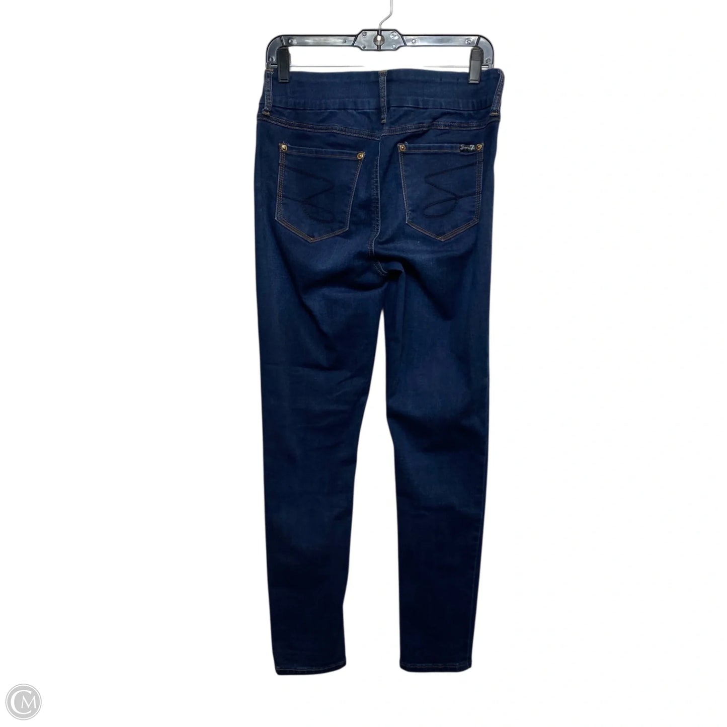 Jeans Skinny By Seven 7 In Blue Denim, Size: 10