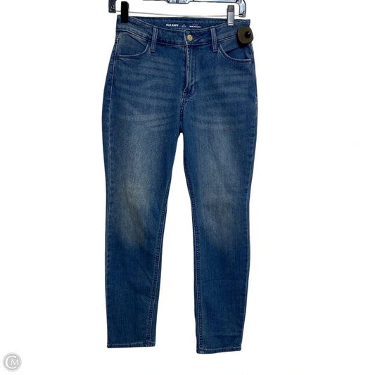 Jeans Straight By Old Navy In Blue Denim, Size: 2p