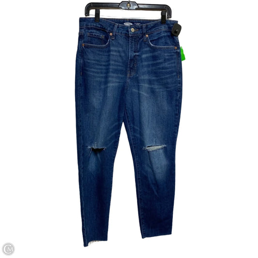 Jeans Straight By Old Navy In Blue Denim, Size: 10