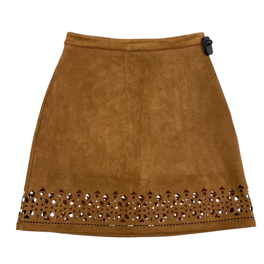 Skirt Mini & Short By Mi Ami In Brown, Size: S