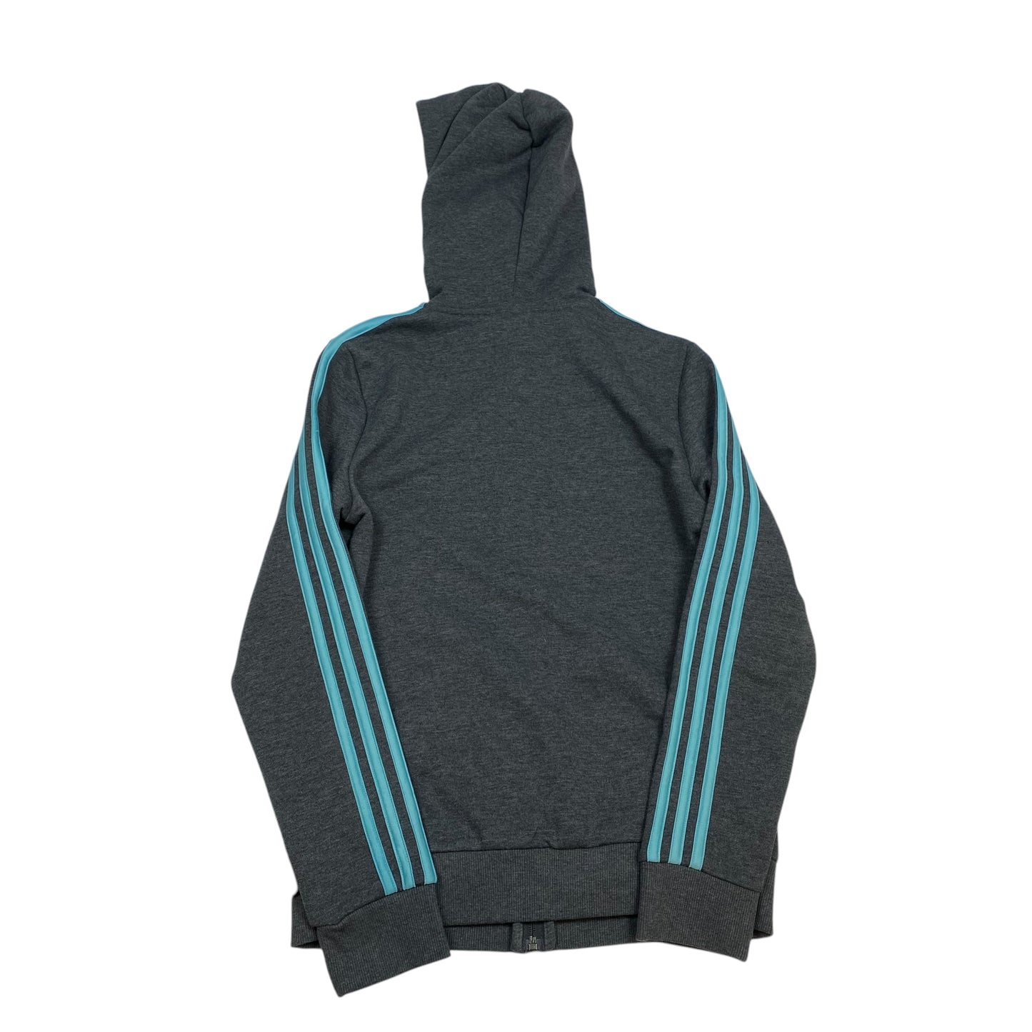 Athletic Jacket By Adidas In Grey, Size: S