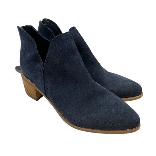 Boots Ankle Heels By Blondo In Navy, Size: 9.5