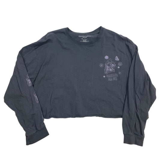 Top Long Sleeve By Grayson Threads In Grey, Size: L