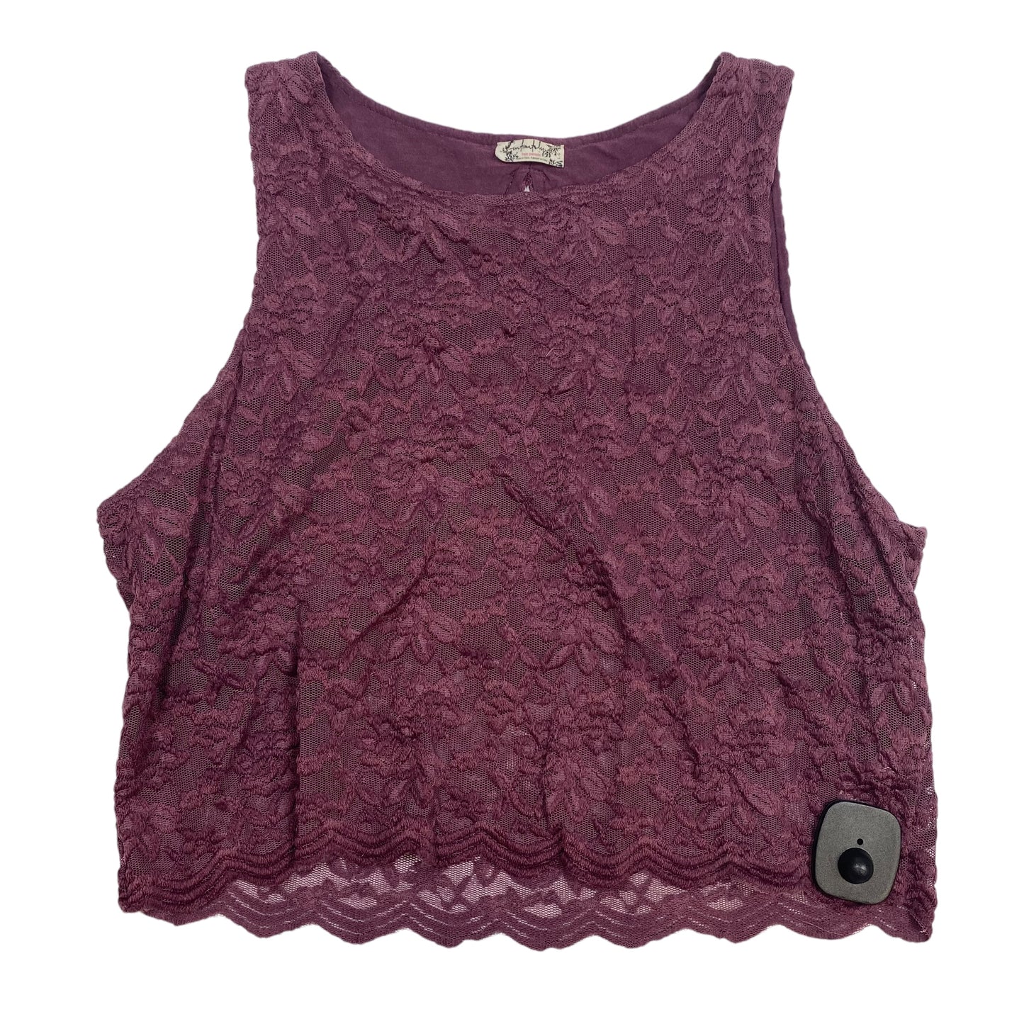 Top Sleeveless By Free People In Purple, Size: L