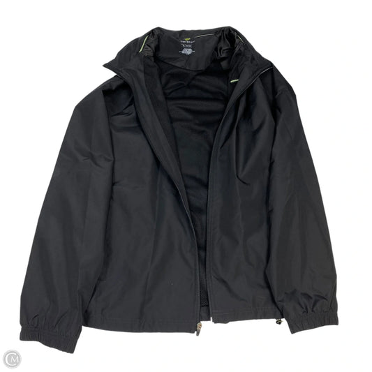 Jacket Windbreaker By Tek Gear In Black, Size: Xl