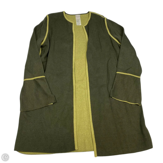 Cardigan By Chicos In Green, Size: Xl