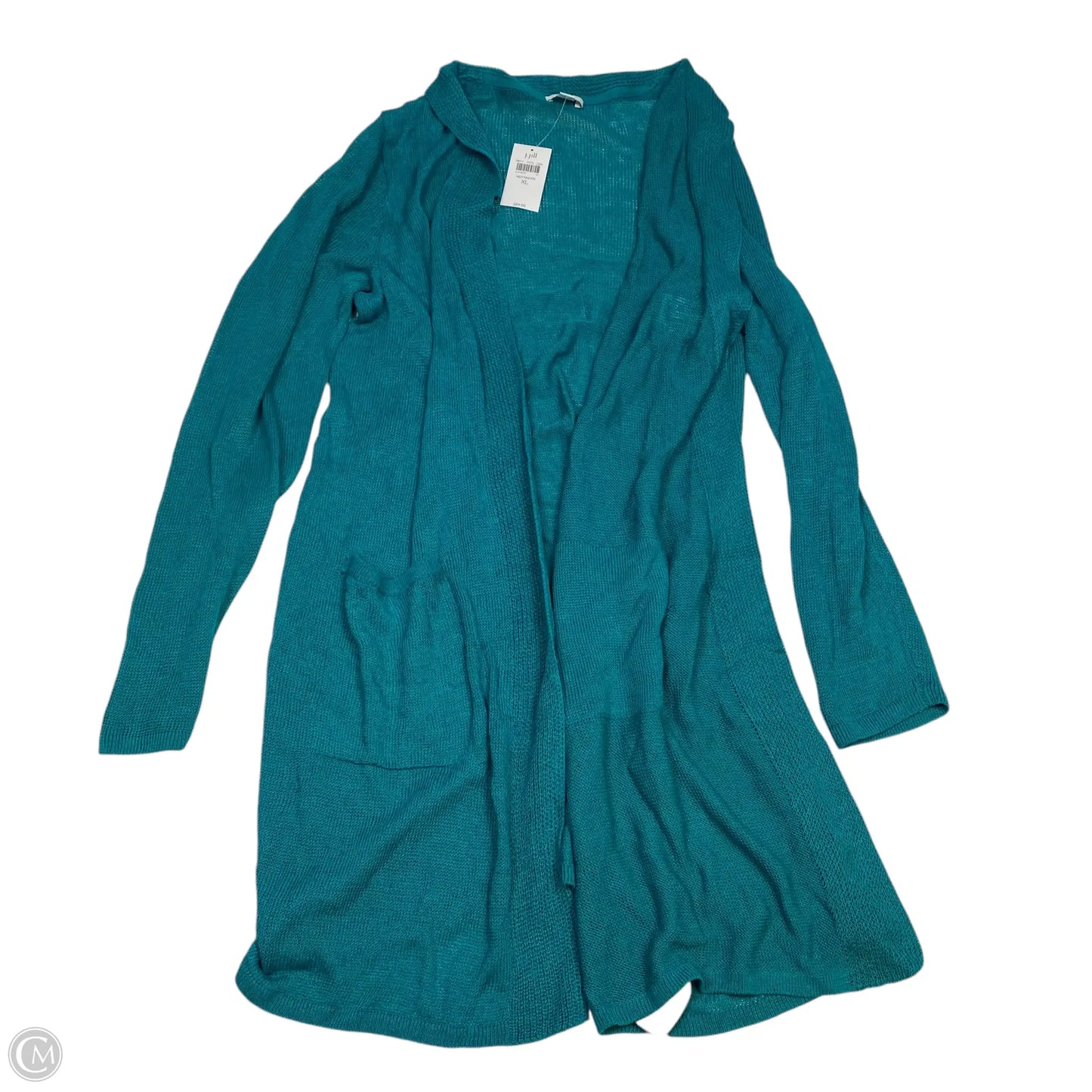 Cardigan By J. Jill In Green, Size: Xl