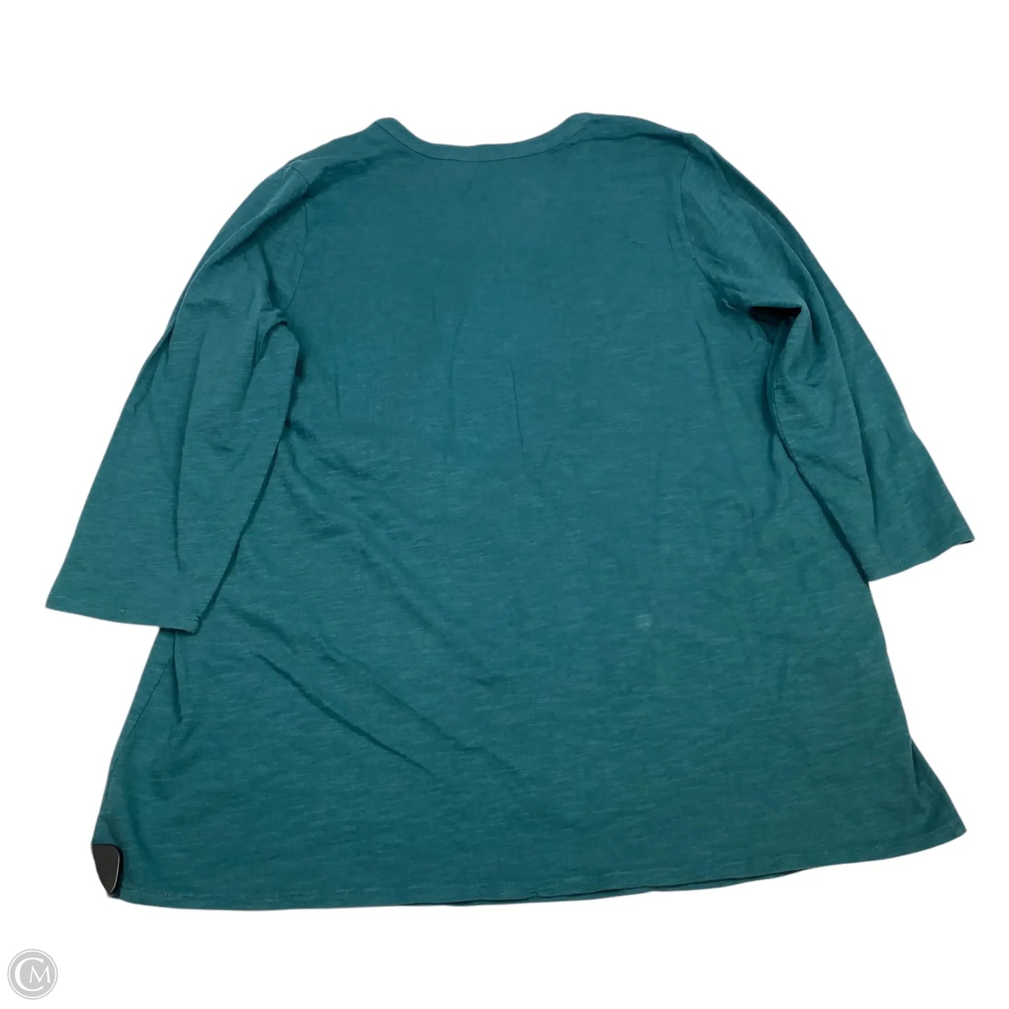 Top 3/4 Sleeve By Pure Jill In Green, Size: L