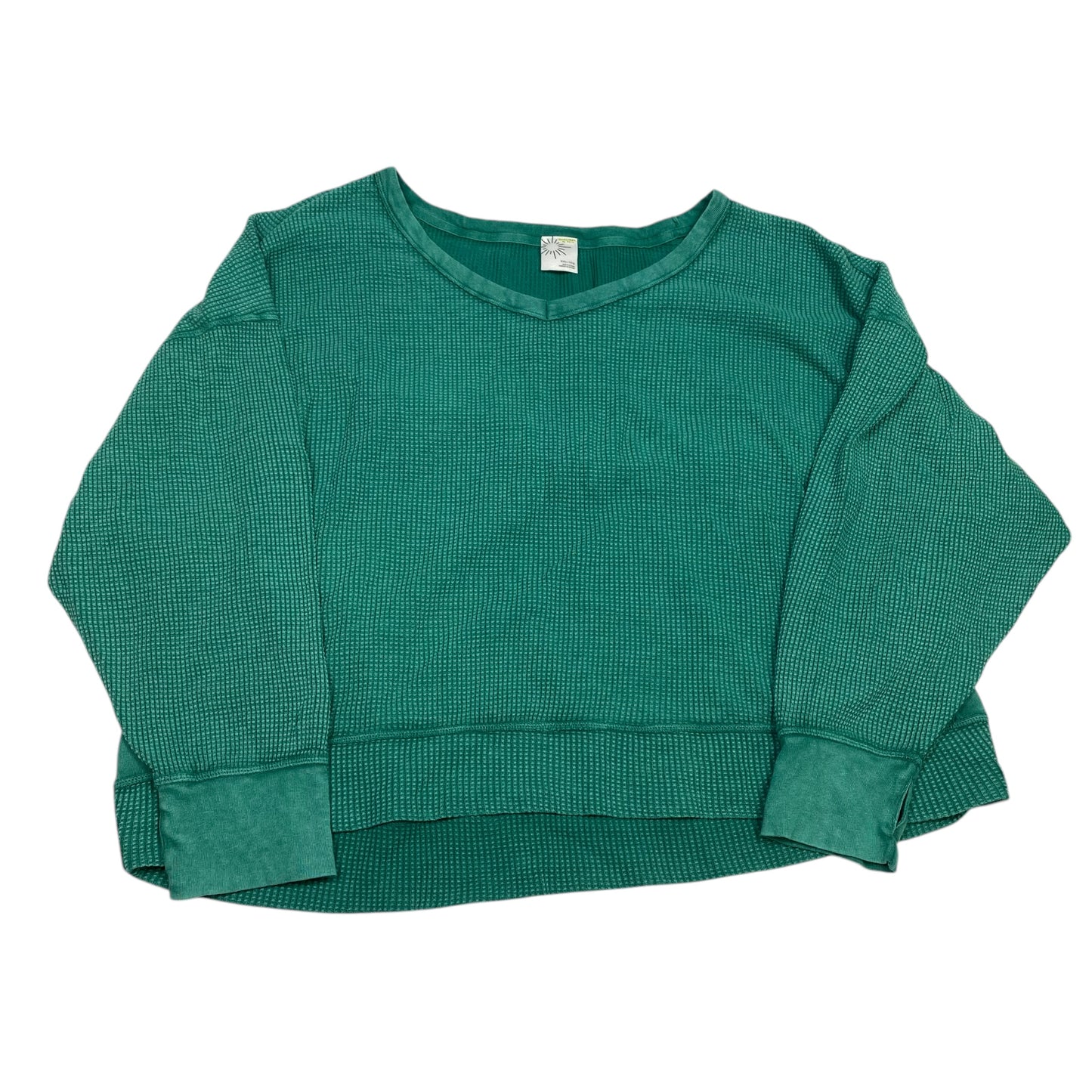 Top Long Sleeve By Aerie In Green, Size: Xxl