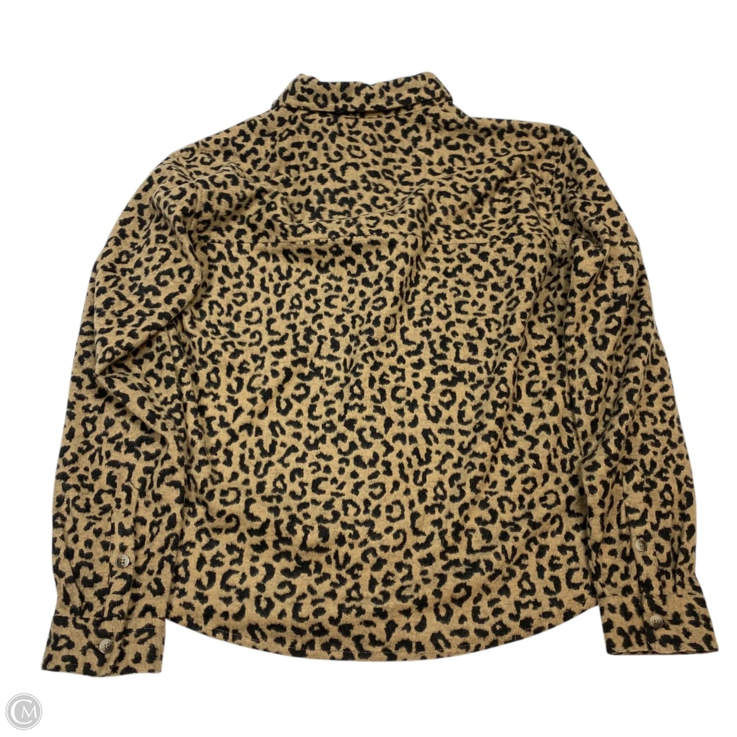 Jacket Shirt By Beachlunchlounge In Animal Print, Size: M