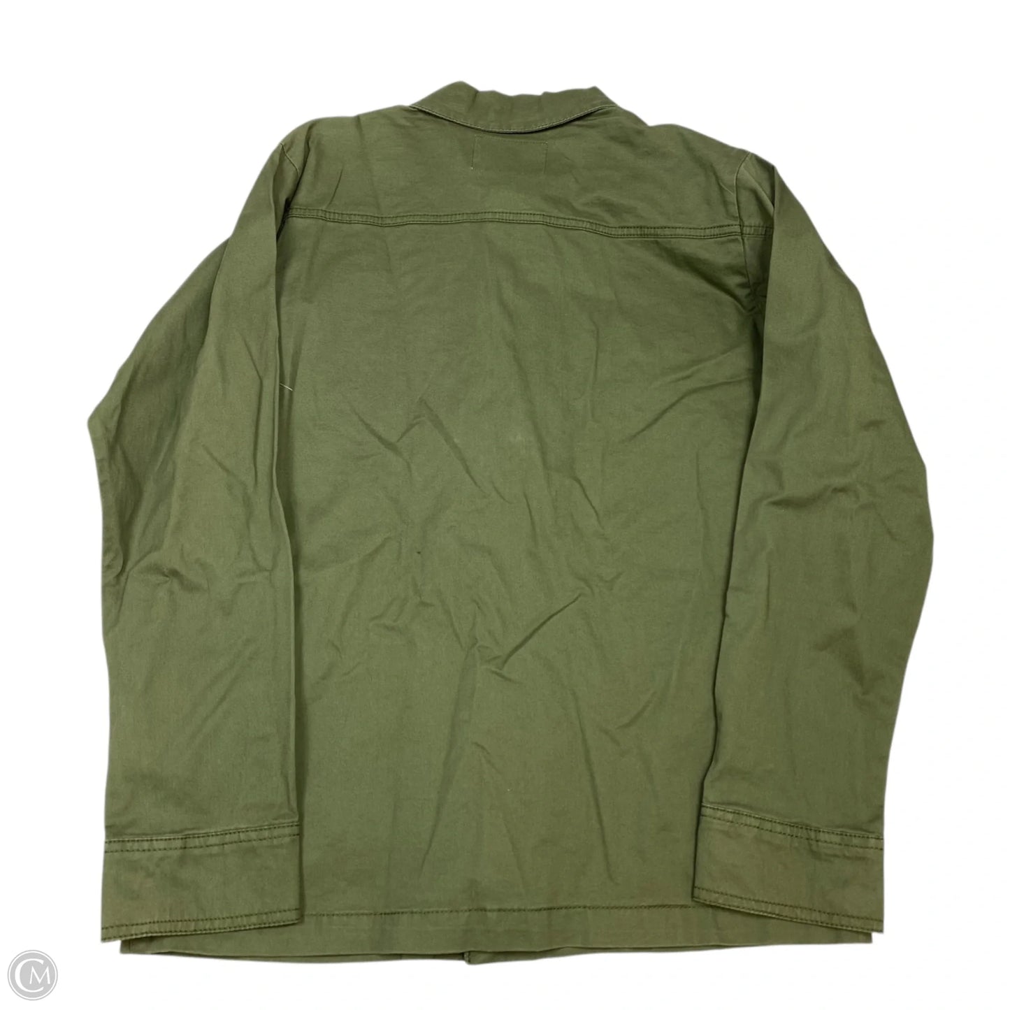 Jacket Shirt By Lucky Brand In Green, Size: S