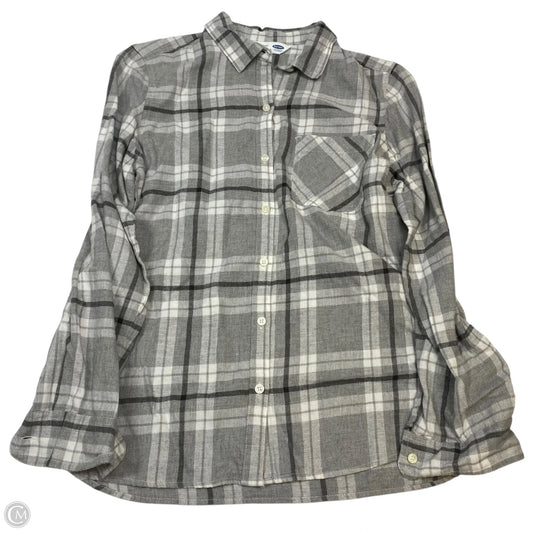 Top Long Sleeve By Old Navy In Grey, Size: L